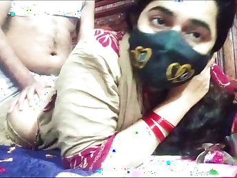 Hot Asian step-siblings and hot Pakistani step-mom share a moisture love-making party