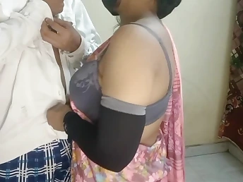 Desi saree babe gets her doggy humped rock-hard in hot Indian girlfriend ravage madness