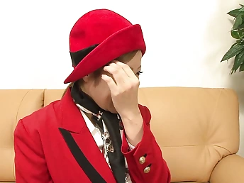 Mimi Miyagi's cock-squeezing cooter gets creampied by a humid Asian college nubile!