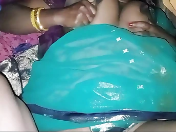 Step-step-sister-in-law devar with sister in law-in-law on Diwali night screws Indian schoolgirl tough and stiff