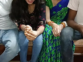 Desi Wife Swapping & Unshaved Cunt Slurping in First-ever Indian Three way