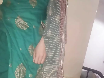 Indian Bhabhi screams in delight as she gets her taut twat pulverized in various positions