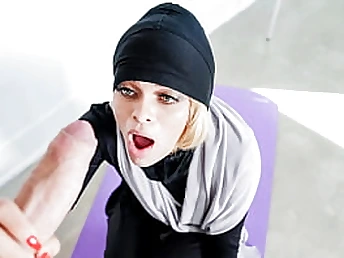 Tommy Meatpipe predominates hijab trainee and makes her accomplish off in every posture imaginable