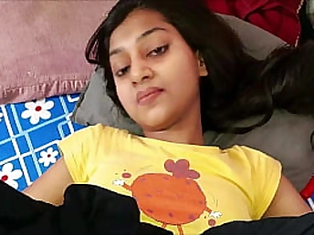 Observe Indian teenage's cootchie get too much for him in doggie-style & guzzle his fountain