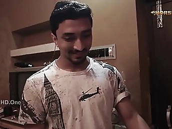 Indian dame got down and grubby with a glorious guy she has recently met and luved it