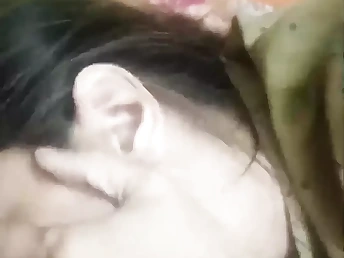 Desi's stepbrother and stepsister meet up for a horny night on the bed