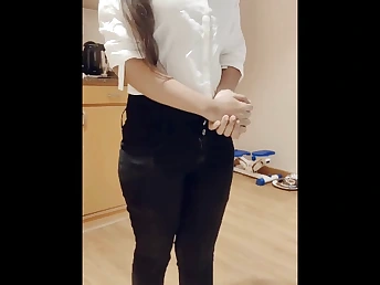 Red-hot COUGAR Receptionist gets xxx penetrated in hotel - Hindi Audio Pound-out