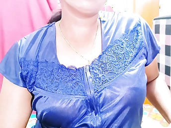 Witness this Indian housewife's cock-squeezing cunny and messy chat with her spouse's father in Telugu