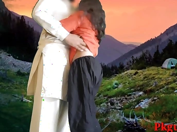 Pkgulnaz's very first time outdoor rip up-out in Hindi audio: Indian school dame gets her cock-squeezing rump pummeled rock hard