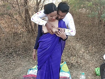 Desi Aunty gets hither added to dirty with her horny friend there jilted doggy-style action