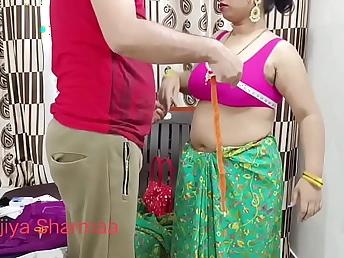 Homemade Hindi Audio with dirty talk & doggystyle action for Indian Bhabhi's Tailor