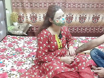 Rukhsana1 & Rukhsanahub get drilled abiding by a pizza delivery guy in a hardcore roleplay