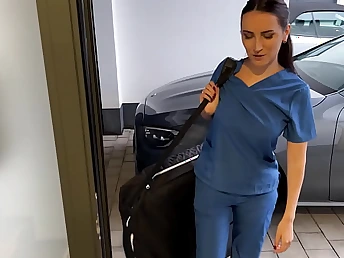 Eva Keks and Alex Becker's At-Home Massage Turns into a Insatiable Dumbfound