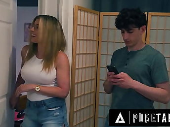 Leana Lovings caught by stepson & plowed firm by Pinch Drains & Tommy Pistol in FFM threeway