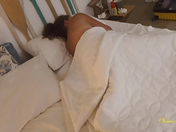 Step-mom Venus & Vulcanus wake up stepson with rock-hard fuckpole & spunk in HD!