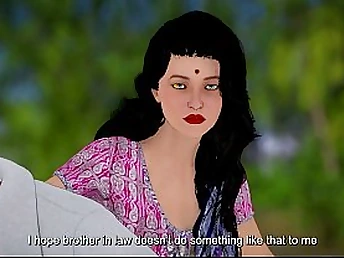 Hot Desi Bhabhi gets drilled hard apart from Brutha-in-law's Hindi audio while wearing a sexy outfit & acquiring a cumshot