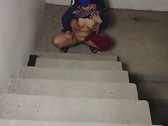 Stepmom Priya & Desi Man realize at hand and defamatory with each other in rejected doggystyle action