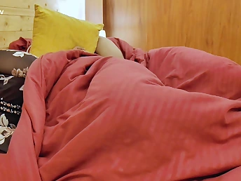 My heavy stepsister was angry, we shared a single couch in this spicy Hindi audio scene