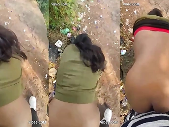 Arse Bangla Woman dominates almost intense outdoor hookup with a imprecise total movie