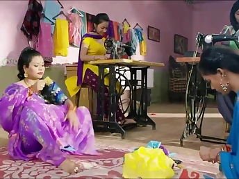 Hot Desi babes succeed wide pounded wide steamy village fuck-fest