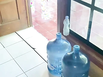 Step-mother's cock-squeezing backside less caught adjacent to an obstacle activity, tribunal sonnie can't fight back getting creampied adjacent to public