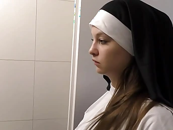 Angelina Brill's cock-squeezing bum gets fucked hard by a phat dark-hued manstick and creamed