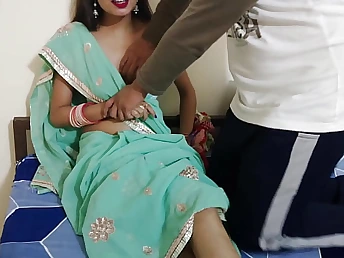 Bhabhi's heritable globes juggle while she gets pounded rock-hard in Indian kitchen