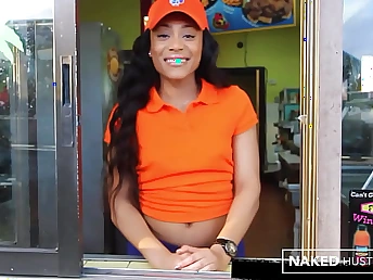 Jayla Foxx & Scorpio get yon together with sloppy with a bbc just about public