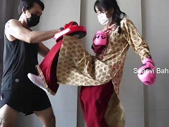 Observe Saanvi Bahl train a lesson like a professional in this super hot Indian fucky-fucky movie