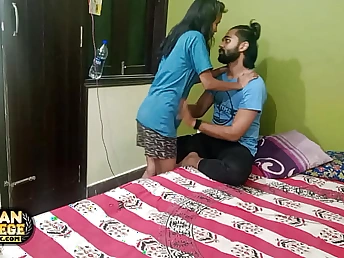 Desi Steady old-fashioned Tannu gets her tight pussy creampied by Indian Tarry in wild doggystyle action