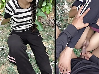 Desi explicit A Masculine gets nasty with A Doll in a intrepid outdoor hook-up